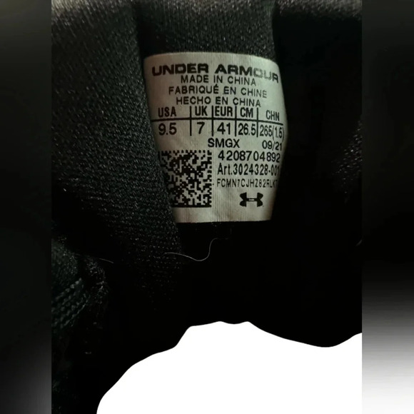 Under Armour Mircotips Cleets Black Size 9.5 - Picture 9 of 9